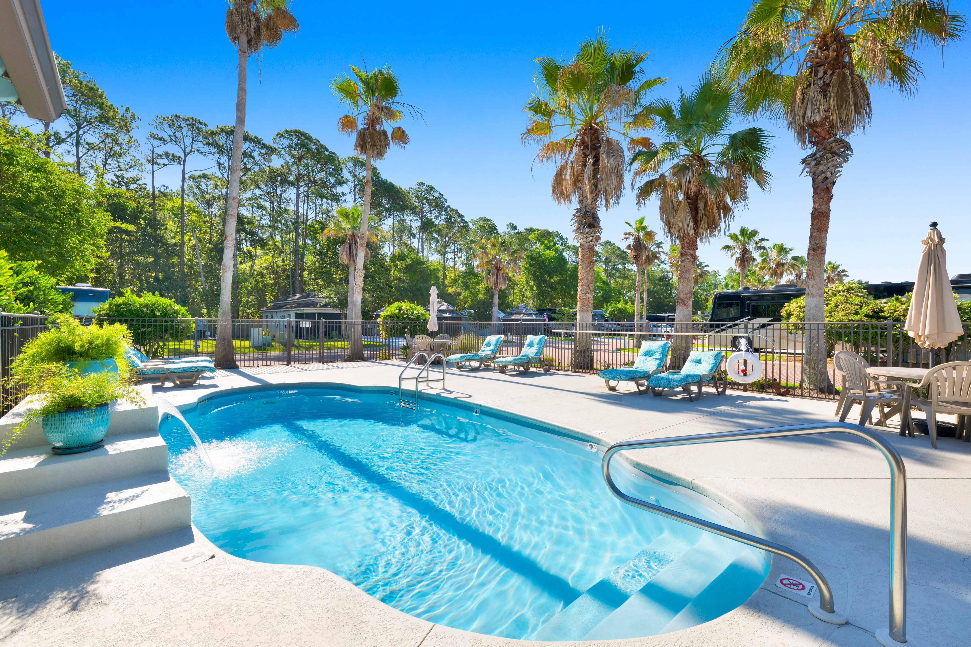 Resort swimming pool