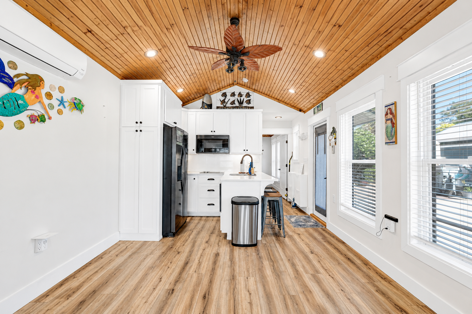Kitchen detail with granite countertops in Lot 2A coach house